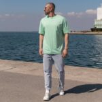 T-shirt μπλούζα μέντα σε oversized γραμμή - Image 3