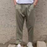 Παντελόνι φυστικί σε άνετη γραμμή - Image 2