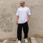 Τζιν baggy μαύρο σε oversized γραμμή - Image 4