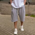 Βερμούδα γκρι baggy σε oversized γραμμή - Image 2