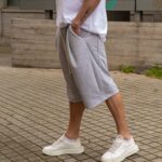 Βερμούδα γκρι baggy σε oversized γραμμή - Image 3
