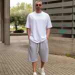 Βερμούδα γκρι baggy σε oversized γραμμή - Image 5