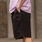 Βερμούδα μαύρη baggy σε oversized γραμμή - Image 2