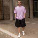 Βερμούδα μαύρη baggy σε oversized γραμμή - Image 3