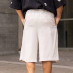 Βερμούδα μπεζ σε oversized γραμμή - Image 4
