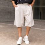 Βερμούδα μπεζ σε oversized γραμμή - Image 5