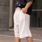 Βερμούδα μπεζ σε oversized γραμμή - Image 3