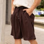 Βερμούδα καφέ σε oversized γραμμή - Image 2