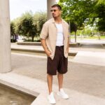 Βερμούδα καφέ σε oversized γραμμή - Image 5