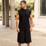 Αμάνικο πλεκτό σε μαύρο - Image 6