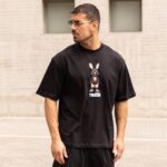 Τ-shirt bunny in black - Image 3