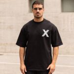 Τ-shirt "X" in black - Image 4