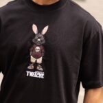 Τ-shirt bunny in black - Image 4