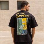 Τ-shirt Simpson in black