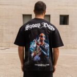 Τ-shirt Snoop dog in black