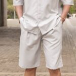 Βερμούδα γκρι σε oversized γραμμή - Image 2