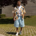 Πουκάμισο κοντομάνικο εμπριμέ σε oversized γραμμή - Image 3