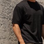 T-shirt μαύρο ανάγλυφο - Image 4