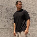 T-shirt μαύρο ανάγλυφο - Image 3