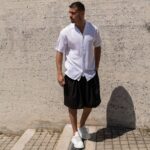 Πουκάμισο κοντομάνικο λευκό σε άνετη γραμμή - Image 3