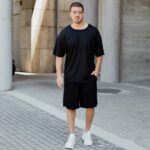 T-shirt μαύρο σε oversized γραμμή - Image 3