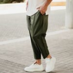 Παντελόνι χακί σε άνετη γραμμή - Image 3