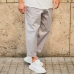 Παντελόνι γκρι σε oversized γραμμή - Image 2