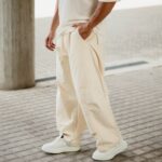 Παντελόνι baggy μπεζ σε oversized γραμμή - Image 2