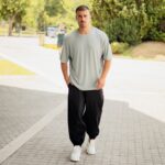 T-shirt μπλούζα βεραμάν σε άνετη γραμμή - Image 4