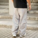 Παντελόνι baggy γκρι σε oversized γραμμή - Image 5