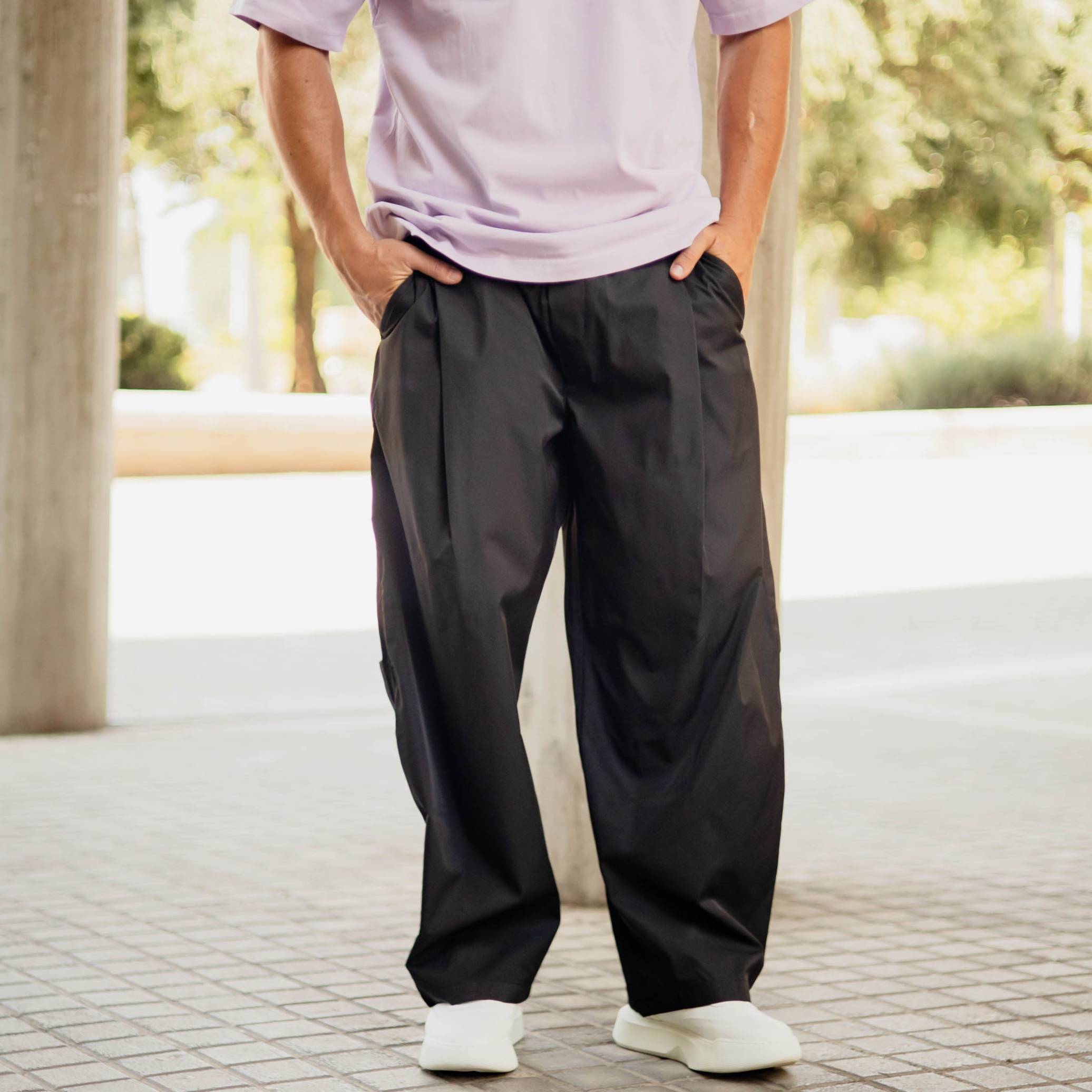Νέο έργο - 2026-08-11T165631.761 Παντελόνι baggy μαύρο σε oversized γραμμή - Image 1