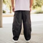 Παντελόνι baggy μαύρο σε oversized γραμμή - Image 5