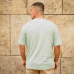 T-shirt μπλούζα βεραμάν σε άνετη γραμμή - Image 2