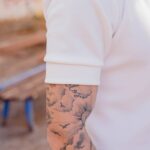 T-shirt μπλούζα λευκή με λάστιχο σε κανονική γραμμή - Image 4