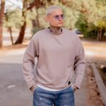 Φούτερ μόκα σε oversized γραμμή