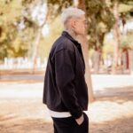 Jacket μάλλινο μαύρο σε κανονική γραμμή - Image 3