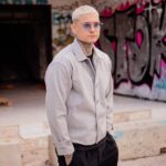 Jacket μάλλινο γκρι σε κανονική γραμμή - Image 2