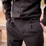Σετ πουκάμισο & παντελόνι μαύρο σε άνετη γραμμή - Image 9