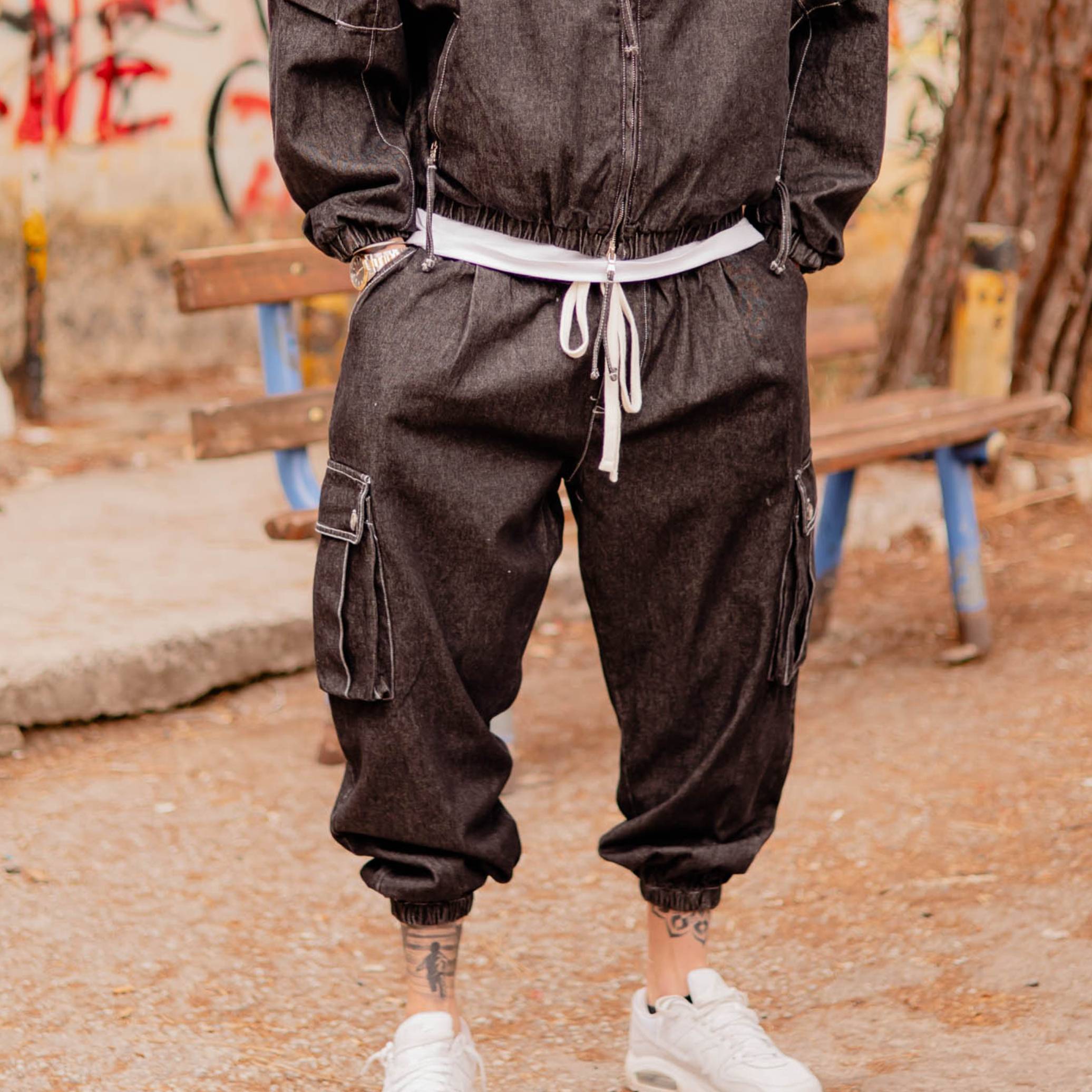 Νέο έργο (3) Τζιν baggy cargo σε oversized γραμμή - Image 1
