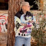 Φούτερ fleece graffity σε oversized γραμμή