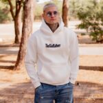 Φούτερ godfather λευκό με κουκούλα σε oversized γραμμή - Image 4