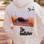 Φούτερ godfather λευκό με κουκούλα σε oversized γραμμή - Image 2
