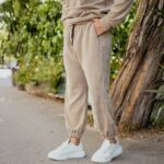 Σετ φόρμα & φούτερ με φερμουάρ κοτλέ πούρο σε oversized γραμμή - Image 9