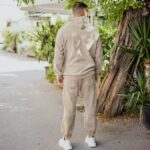 Σετ φόρμα & φούτερ με φερμουάρ κοτλέ πούρο σε oversized γραμμή - Image 5